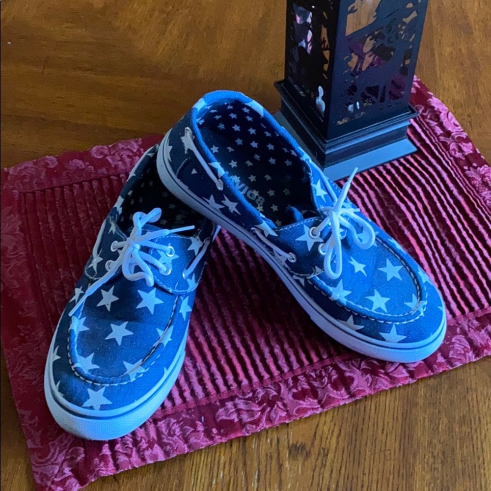 🇺🇸⭐️Blue and white star tie shoes⭐️🇺🇸